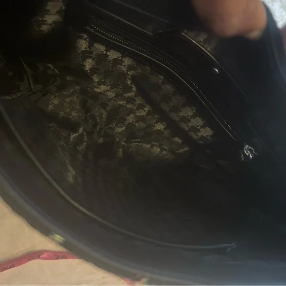 Karl Lagerfeld Black Quilted Shoulder Bag with Chain Strap - Picture 9 of 10